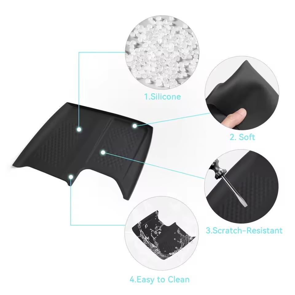 for Toyota Grand Highlander 2025 2025 Silicone Wireless Charging Anti -Dirt Pad Anti-Slip Protective Pad Car Accessories
