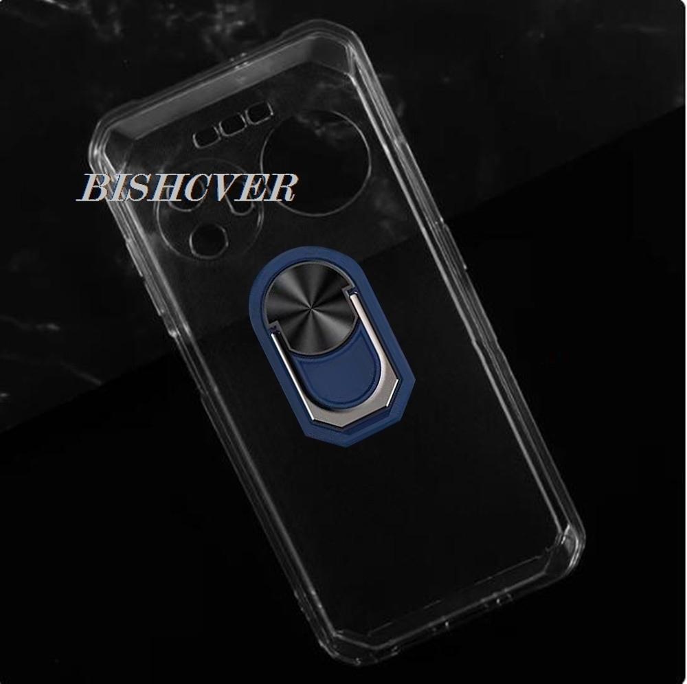 Magnet Phone Case For Doogee Blade GT Ultra 6.72" BladeGT GTUltra Shockproof Soft TPU Silicone Cover With Ring Holder