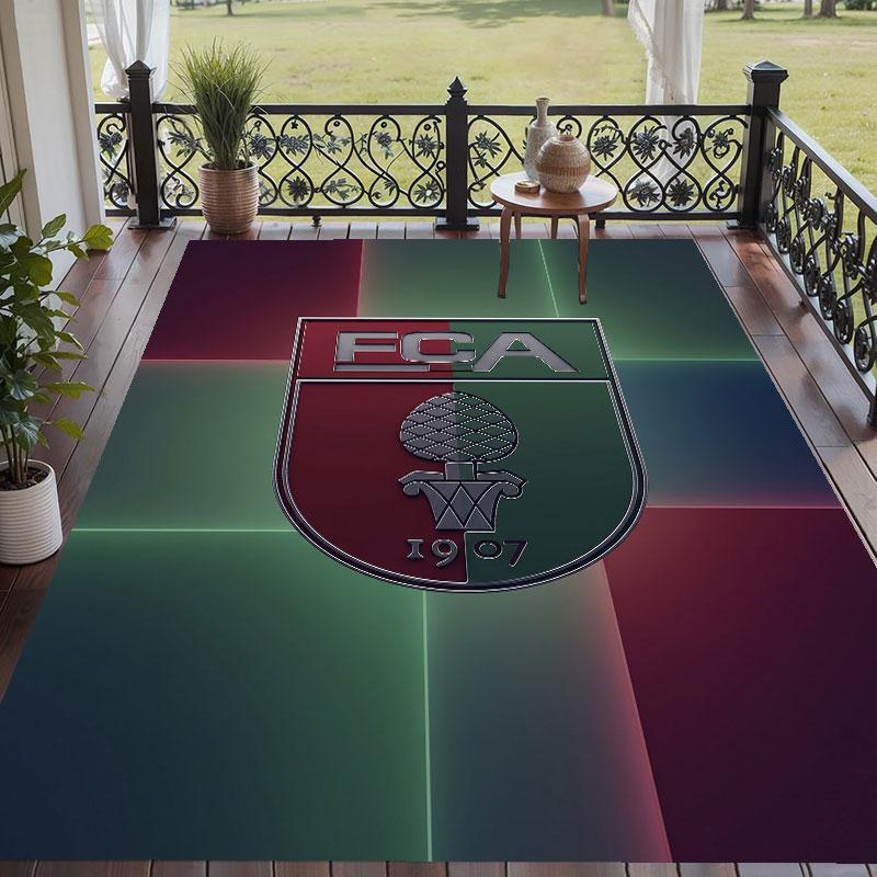 Weicher Boden Teppich FC Augsburg FC Muster Teppich Teppichboden Dekorationsmatte Für Heimzimmer Dekoration