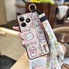 Waterproof Anti-dust Phone Case For Realme C53/Narzo N53 Ring Cartoon Shockproof Anti-knock Soft case Silicone Lanyard