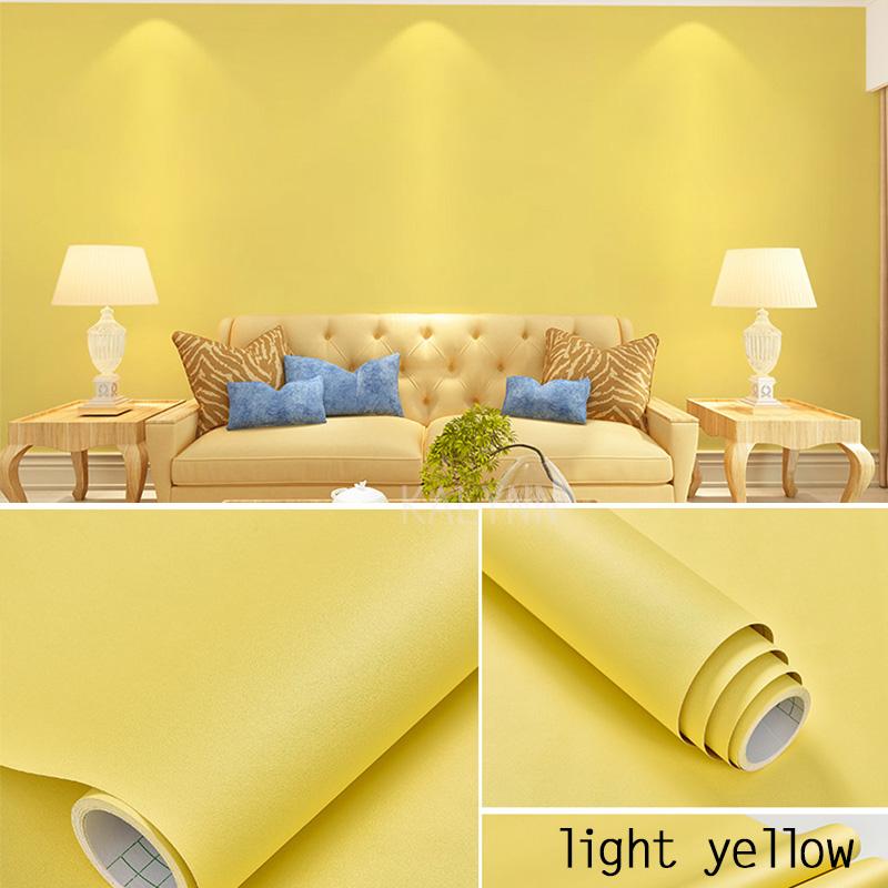 Width Peel and Stick Wallpaper Solid Color Contact Paper Self-Adhesive Sticker Wall Furniture Covering Vinyl Rolls 1-10m
