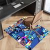 Cartoon Rockman Game Megaman1 Printed Absorbent Washable Carpet, Non-Slip Bathroom Mats, Kitchen Rugs, Yoga Mat,Living Room Entrance, Camping Picnic R