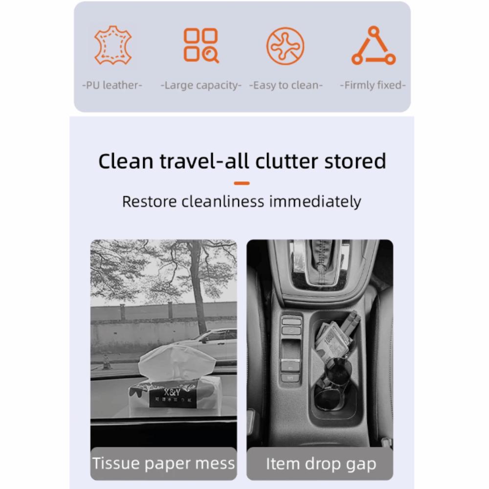 Multifunctional Seat Back Storage Pocket Car Storage Bag for Phone Keys Glasses Stowing