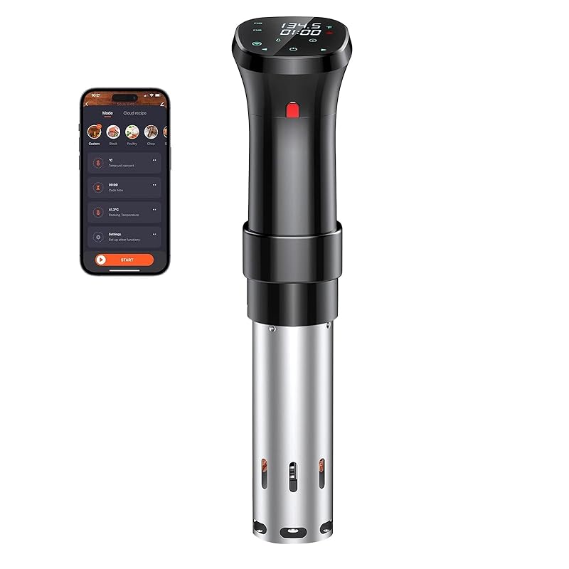 

low temperature cooker APP remote control 1100W high power low temperature cooking utensils sous vide cooker slow cooker With recipe low temperature