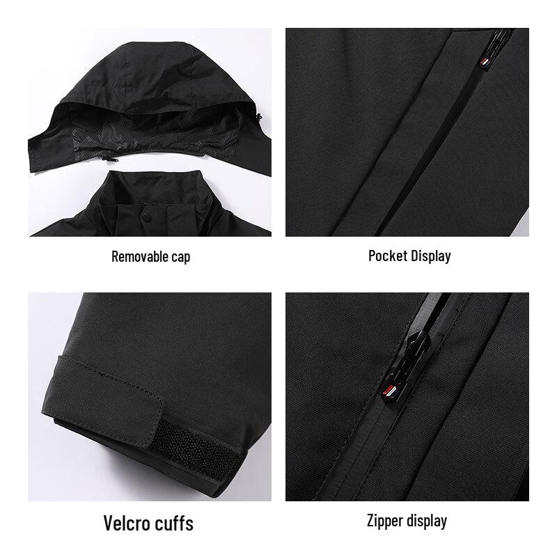 Jeep 3-in-1 Windproof Fleece-Lined Outdoor Jacket