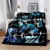 Coperta morbida in peluche Anime Avatar 70x100 cm Morbida Coperta in flanella di agnello Sherpa 3D Regalo per neonati e bambini Plaid Divano Camera da letto