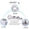 Grade 4 Galvanized Carbon Steel Hex Nuts - Sizes M6, M8, M10, M12, M16, M20