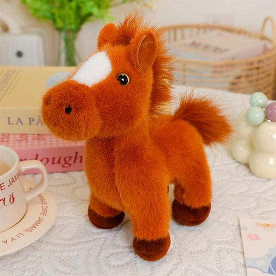 Adorable Horse Plush Doll - Soothing Year Mascot & Perfect Birthday Gift for Kids