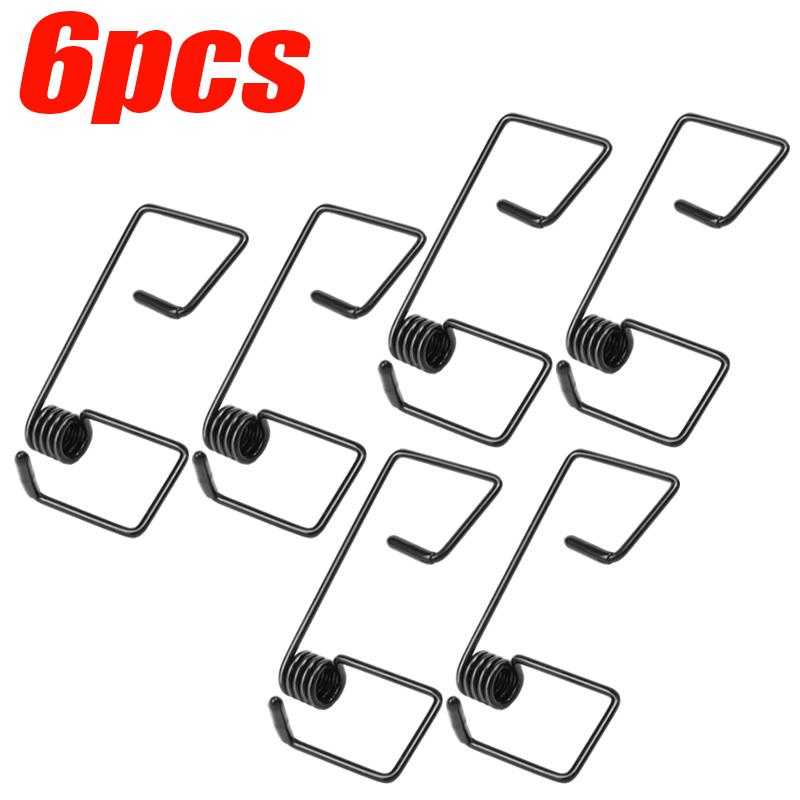 2/4/6Pcs Windshield Wiper Booster Spring Universal Wiper Fastener Reduce Noise&Vibration Aniti Sratch Rubber Wiper Gripper