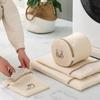 Laundry Bag For Dirty Clothes Fine Mesh Beige Embroidery Thicken Washing Bags Laundry Set For Washing Travel Storage Bag
