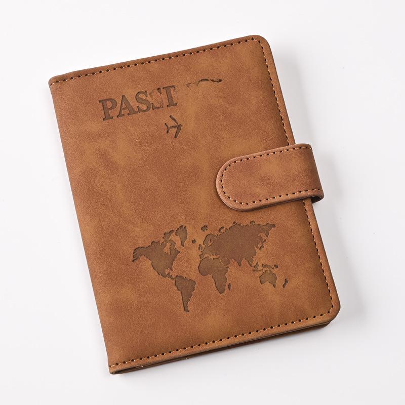 Set Suport Pașaport RFID 2024 și Etichetă de Bagaj cu Cataramă Magnetică