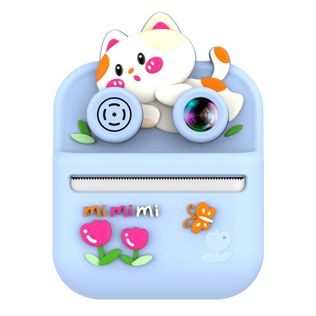 Kids Instant Print Camera for Kids Digital Print Camera 1080P HD Video Camera with 2 Rolls Print Paper for 14+ Year Olds Toddler