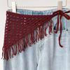 Breathable Hollow Knit Triangled Scarf For Layering Lightweight Multipurpose Shawl For Women Men And Kids