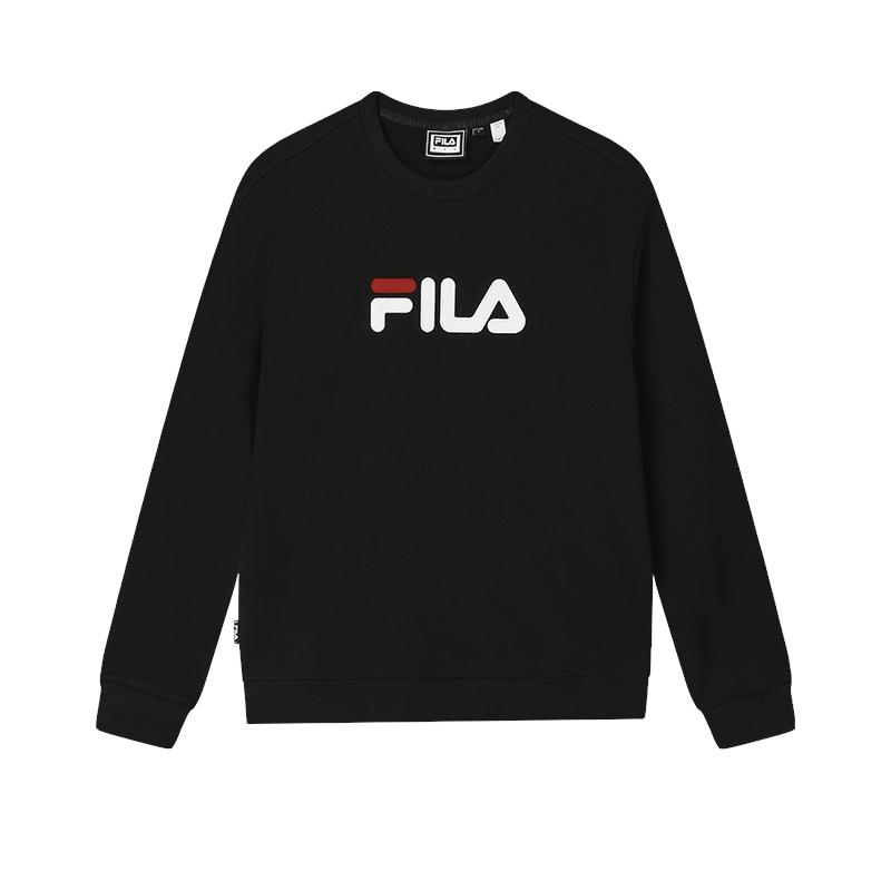 New FILA ORIGINALE Sweatshirt Unisex Jet Black BK F51U539205FBK