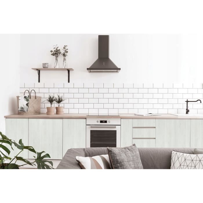 Adhésif Rouleau - D-c-fix - NORDIC ELM - 45x200 Cm - Imitation Bois - Intérieur