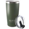 ALNAE 600ml Vacuum Insulated Tumbler with Stainless Steel Coffee Convenience Store Large Direct Emerald Green Lid, Double-Walled Mug, Cup, Mug,