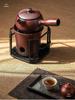 Retro Charcoal Stove Iron Rack: Portable, Wind-Resistant, Heat Insulation Stand