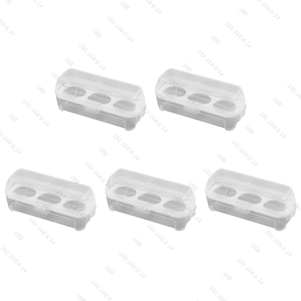 Przenośny Pojemnik na Jajka Odporny na Wstrząsy 3/4/8 Komór Pudełko na Jajka Przezroczysty Organizer Kuchenny na Kemping Piknik na Zewnątrz