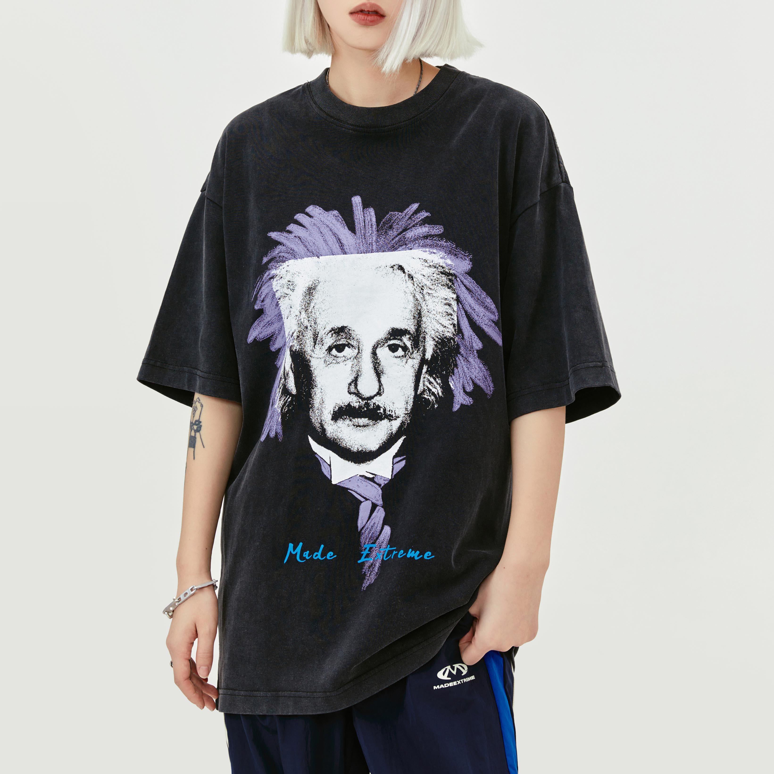 

Уличная футболка унисекс с изображением двустороннего уравнения, хлопковая промытая черная футболка, топы унисекс, футболки, летняя футболка с короткими рукавами S чёрный