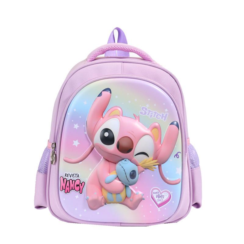 Ultraman Labubu Stitch Kids School Backpack With Breathable Design For Toddlers And Elementary Students
