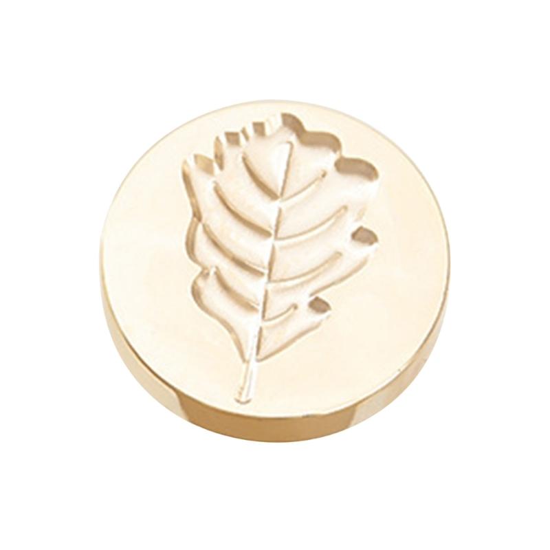 Fruchtpflanzen-Serie Siegelwachsstempel für Weihnachtsumschläge Karte Hochzeitseinladung Dekor Messing Kleeblätter Wachssiegelstempel