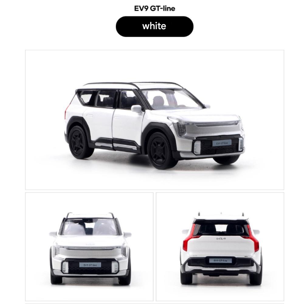 

Веллі 1:38 Kia EV9 Fullback, Синій/Білий Металевий, МініАвто білий