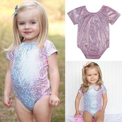 Newborn Toddler Kids Baby Girls Swan Romper Bodysuit Backless Sunsuit Outfits