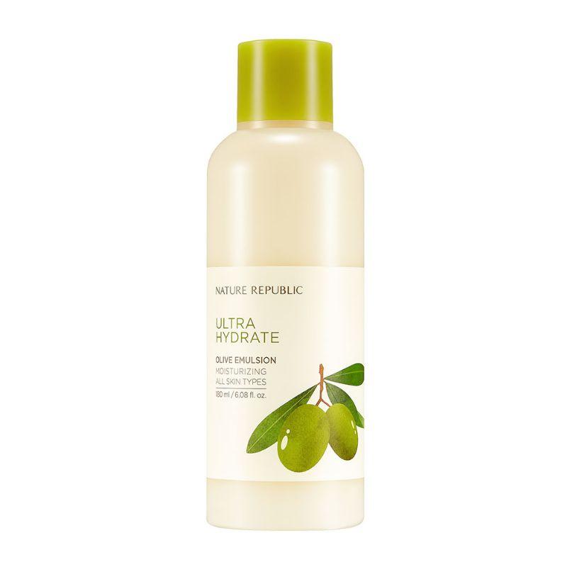 Nature Republic Real Squeeze Olive Emulsion Deep Moisturizing Hydrating Face Lotion 155ml