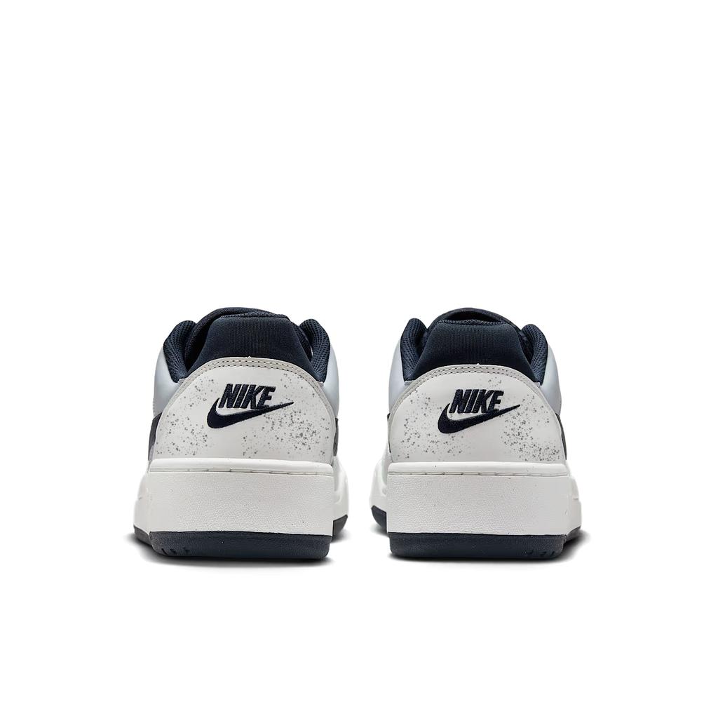 Nike Full Force Synthetic Leather Low Top Skateboard Shoes Men's Black Blue Gray FB1362-002(Team1938-)