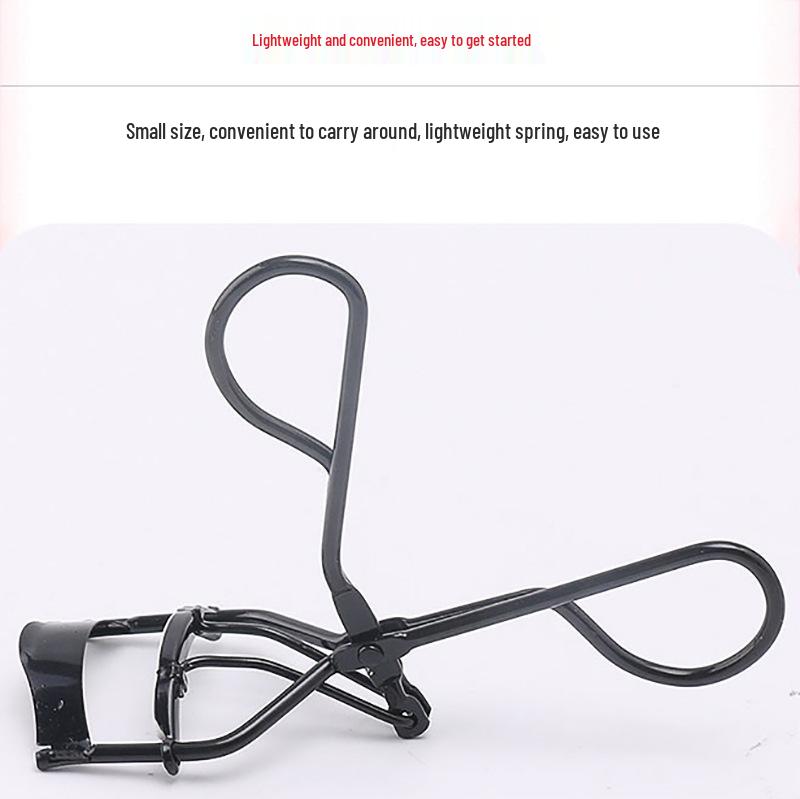 Wide-Angle Eyelash Curler & Tweezers - for Curling False Eyelashes and Natural Brows