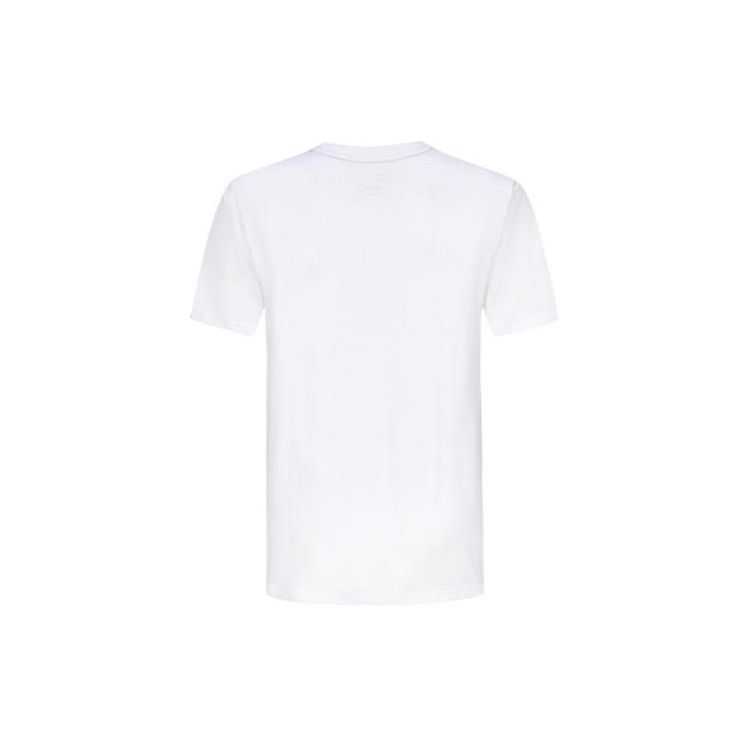 Adidas Printed Logo Knitted Round Neck Short Sleeve T-Shirt Unisex Tops Platinum ADICLTSPSTK-WG