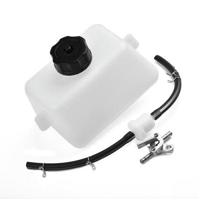 Serbatoio carburante benzina interruttore in plastica + tubo flessibile per 47cc 49cc pocket bike