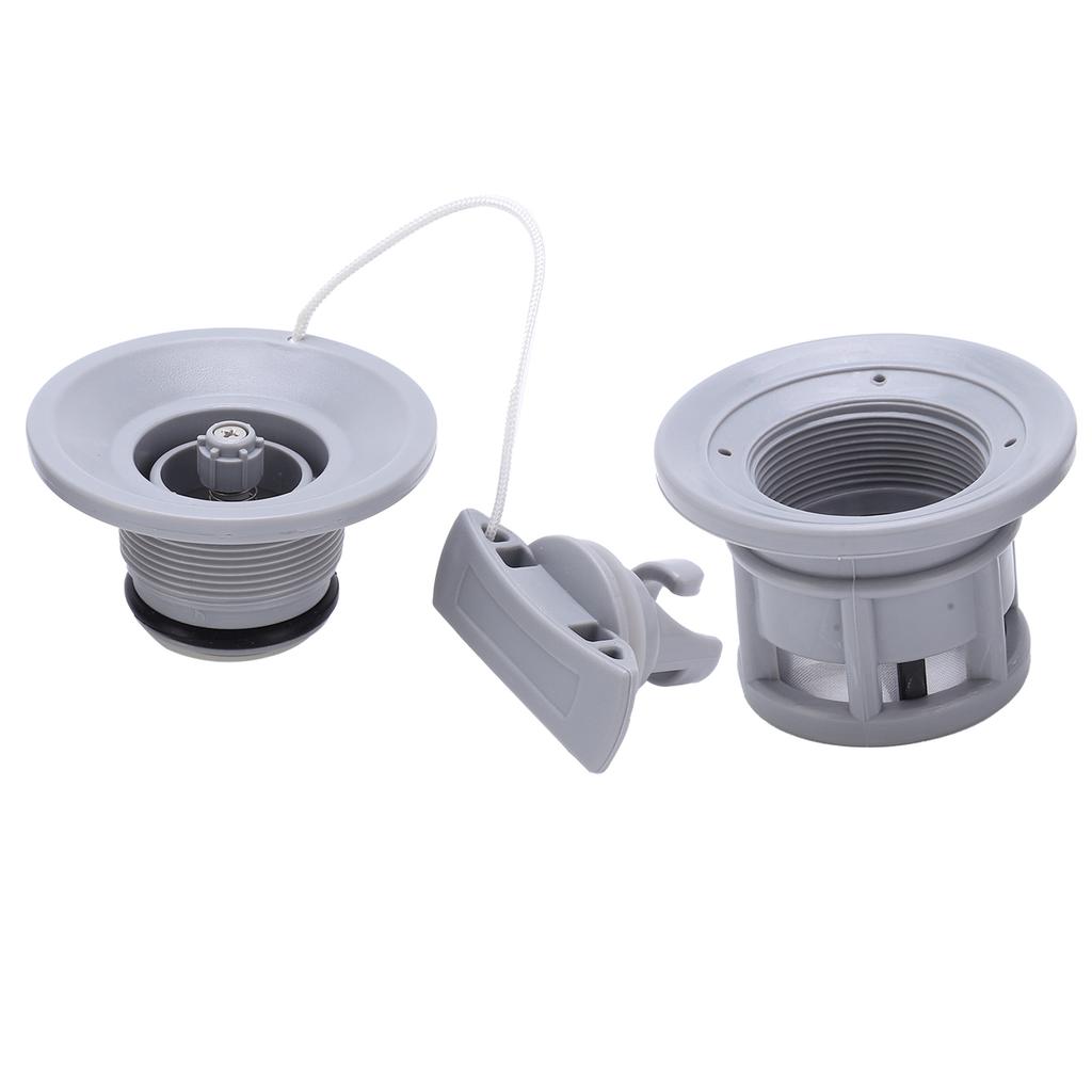 Boot Luftventil Leichtes Gasventil Ersatz für Schlauchboot Kajakfahren Gummiboote Grau