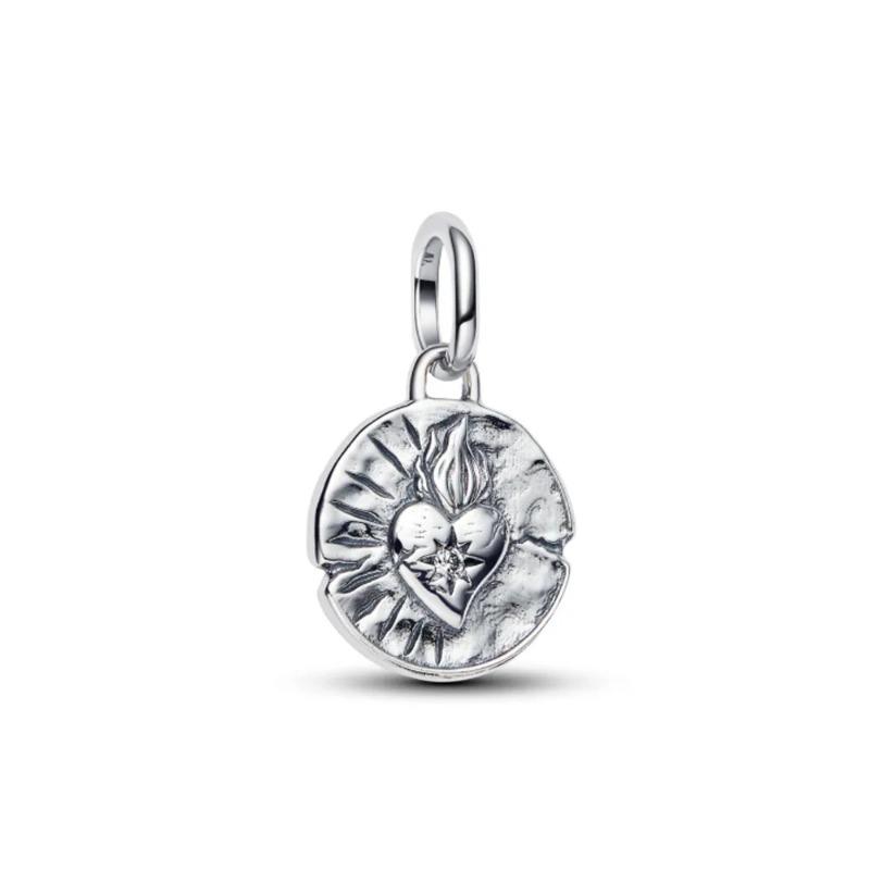 New 925 Silver Heart Bow Dog Palm Turtle Elephant Bead Pendant Charm for DIY Bracelet Jewelry