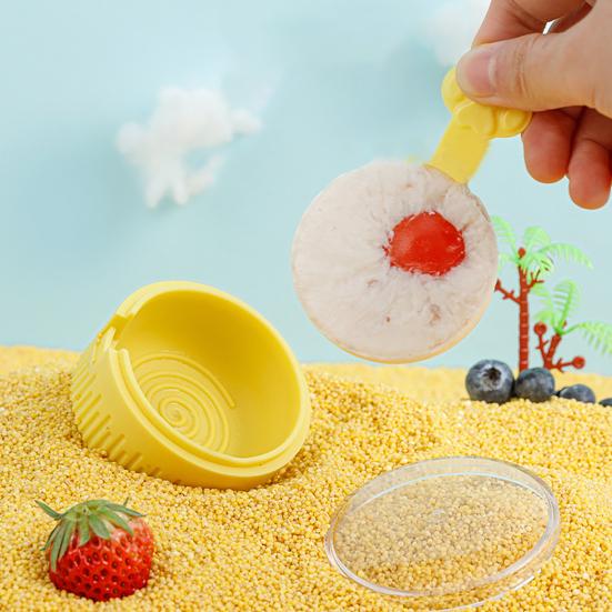 Ice Cube Mold with Lid Reusable Popsicle Molds for Ice Cream Sorbets Yogurt Desserts BPA-free Ice Cube Mold