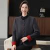 Mom's Autumn Wool Jacket Tops Small Fragrance Style Short Jacket for Women Middle-aged New Fashionable Cardigan Coat