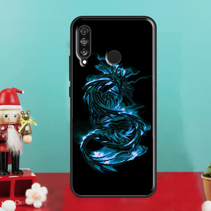 Ancient Japanese Dragon For Huawei Nova Y70 Y90 Y60 Y72 Y73 Y61 Y91 9 10 SE 12i 12s 11i 8i P30 P40 Lite P60 Pro Case