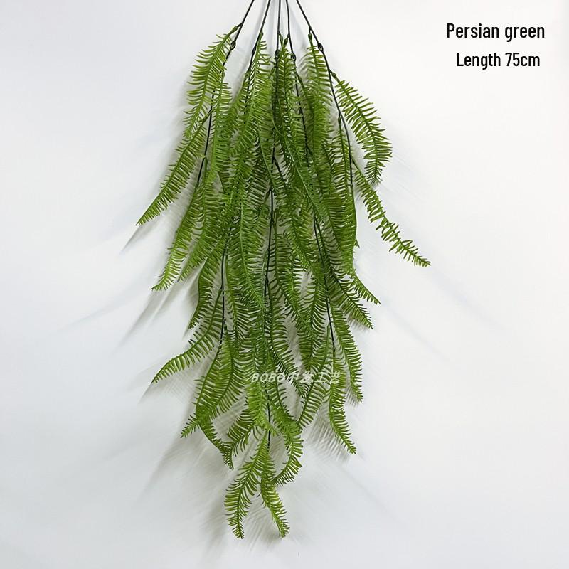 Artificial Spider Plant & Fern Hanging Decor - Trailing Green Vines for Wall & Ceiling