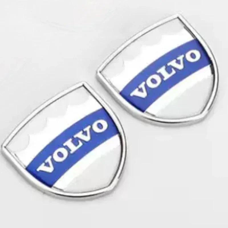 1P Car Stickers Trunk Waistline Metal Blue Black Badge Tuning Decorations For Volvo S V Xc 40 60 80 90 Auto Exterior Accessories