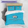 3pcs Duvet Cover Set (1*Duvet Cover + 2*Pillowcase, Without Core),Manchester City FC Print Bedding Set, Bedroom Decor, All‑Season, Birthday Gift