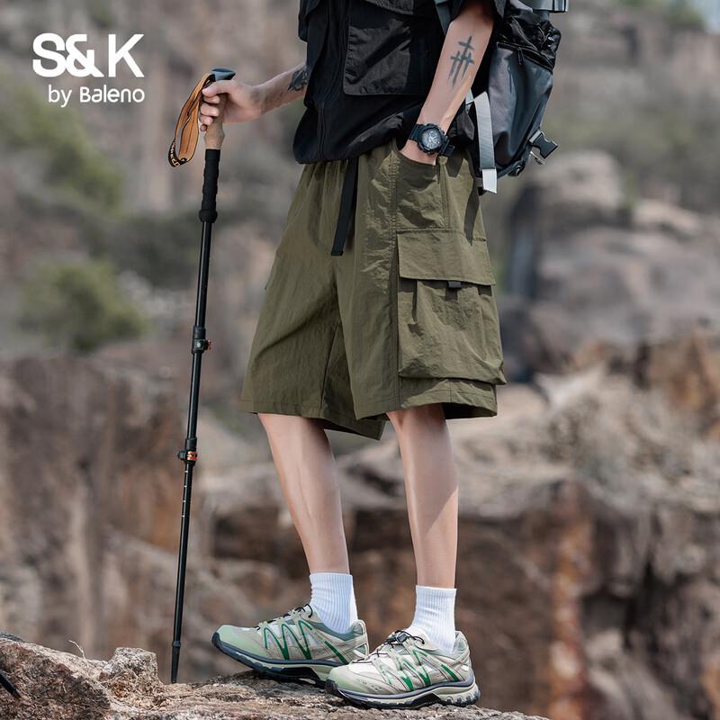 Baleno Men's S&K Summer Loose Workwear Shorts
