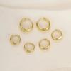 3 Pairs Minimalist Tiny Huggie Hoop Earrings for Women Gold Color Small Round Circle Fashion Jewelry