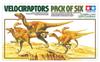 Tamiya 1/35 Dinosaur World Series No. 05 Velociraptor 6-Piece Plastic Model Kit 60105