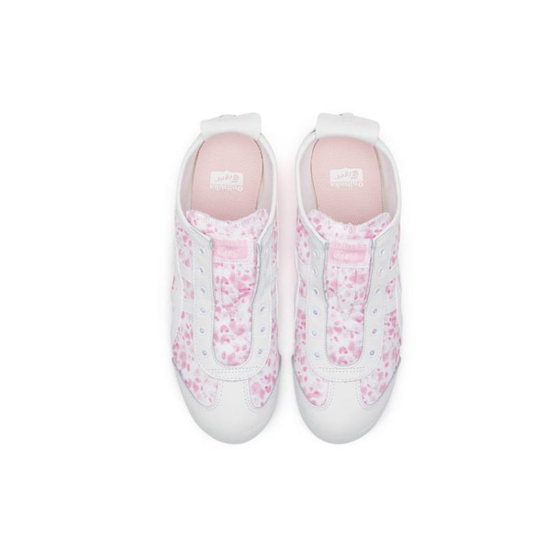 Onitsuka Tiger MEXICO 66 Anti Slip Wear Resistant Low Top Skateboard Shoes Unisex White Pink Sneakers 1183b709-701