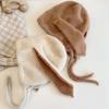Elastic Children Pullover Cap Solid Color Brimless Beanie Cap Fashion Kids Woolen Hat  Warmer