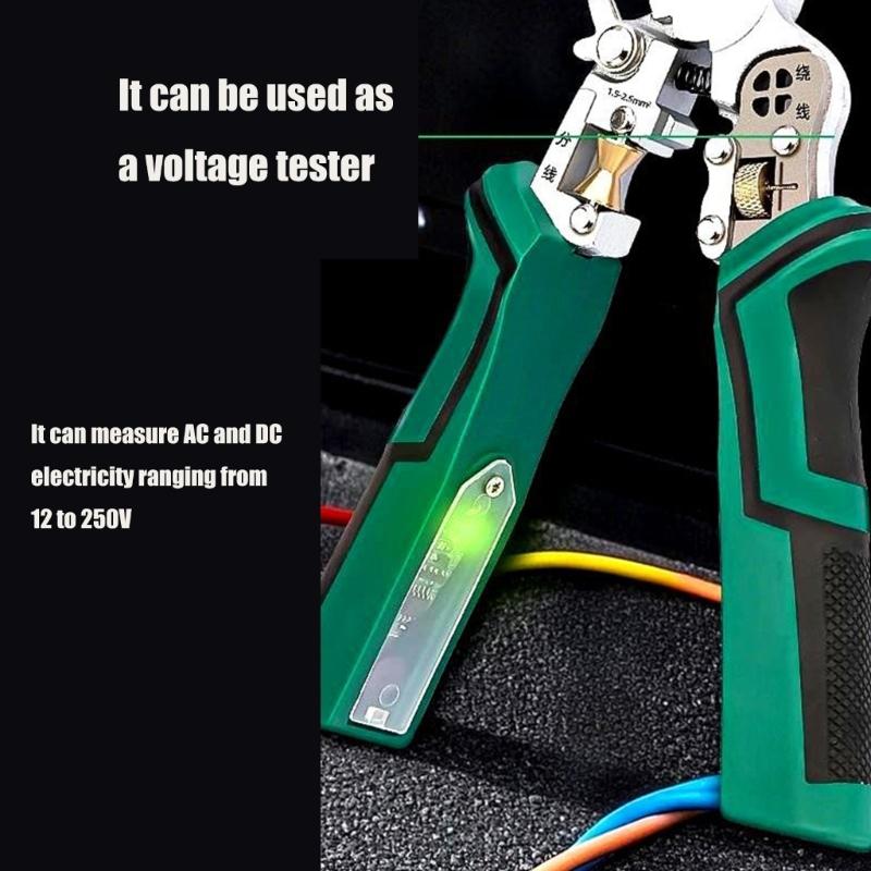 Wire Stripper Tool Multifunction Wire Strippers Electrical 8 In 1 Wire Cutter Wire Crimper Adjustable Wire Stripping