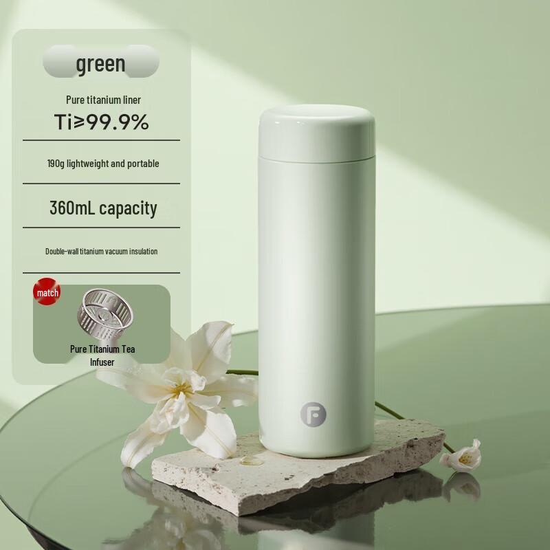 Fuguang 2025 Pure Titanium Mini Portable Thermos Cup