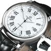 Forsining Business Automatic Watch for Men Luminous Hands Calendar Leather Strap Fashion Mechanical Mens Watches Top Brand Gifts