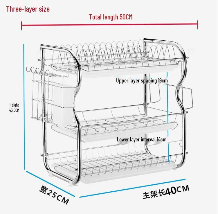 Drop Shipping Kitchen Dish and Bowl Rack Organizer