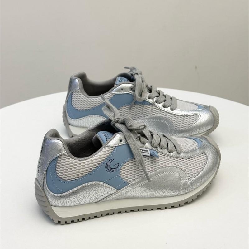 Herbst neue bequeme vielseitige weiche Sohle farblich passende lässige Sportschuhe kleine weiße Schuhe Retro-Stil